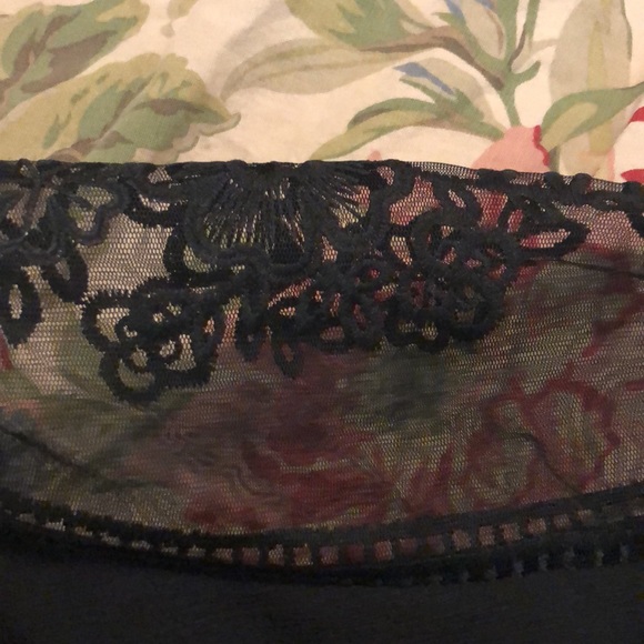 Romantic Boutique Size X-Large Embroidered Netting Tie-Neck WitchyCore $170 NEW - Picture 8 of 15